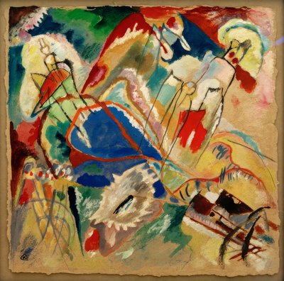 即興ドラフト30（大砲） 作： Wassily Kandinsky